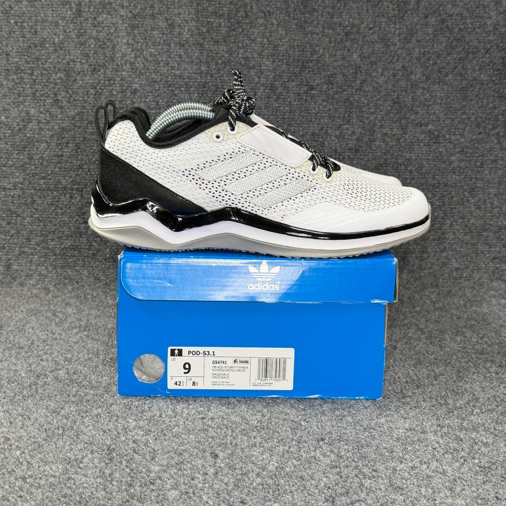 Adidas Speed Trainer 3 Cross Training Shoes Men's 9 Cloud White Black Athletic